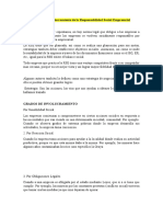 Grados de Involucramiento de La Responsabilidad Social Empresarial