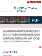 Day 4 - Three Stages of Writing Process - Online Lecture