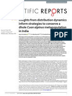 2019 Insight From Distribution Dynamics Strategies To Conserve A Dhole Metapopulation in India