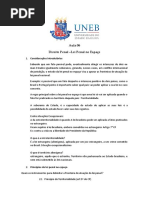 Anotações Aula 8 - Lei Penal No Espaço