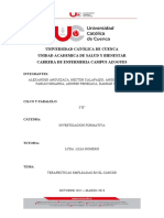 Terapeuticas Empleadas en El Cancer Investigacion