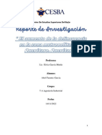 Reporte de Investigacion DELINCUENCIA EN QUERETARO