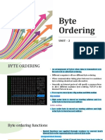 Byte Ordering - Unit 2