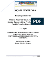 Acompanhamento Dos Egressos Na Universidade Federal de Santa Catarina