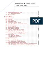 (MTL105) Group Theory Notes - Prof. Ekata Saha