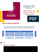 Conectando A Ventas Con Las Operaciones