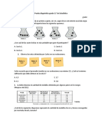 Prueba Diagnóstica Grado 11 ESTADISTICA