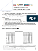 Avaliação Semanal Do 4 Bimestre 1 Ano