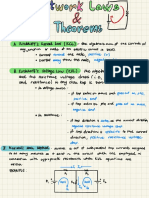 Network Laws & Theorems