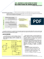 Fonctions de Singularite