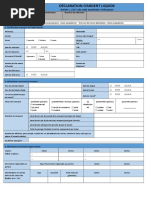 Déclaration D'argent Liquide - FR