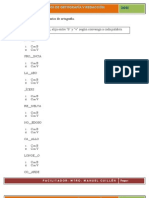 Ejercicios Complemetarios de Ortografía y Redacción