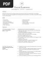 Taylor Tambolleo Resume 1