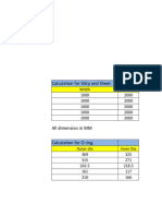 Rubber Weight Calculation