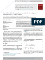 2017 - A Novel Formula For The Quality Factor Calculation For The Multiphase Microwave Dielectric Ceramic Mixtures