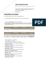 Portuguese Prepositions