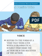 Active and Passive Voice