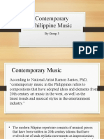 Contemporary Philippine Music1