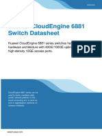 CloudEngine 6881 Series Data Center Switches Data Sheet