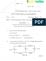 2016 ES103 Basic Electrical Engineering