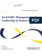 Leadership in Science