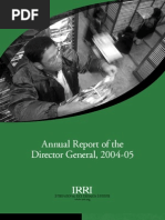 IRRI Annual Report 2004-2005