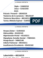 Magia Infinita M6 Extra Secuencia Numerica para Enfermedades