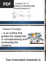 Lesson 2 Research Paradigm