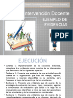 Ejemplo de Evidencias