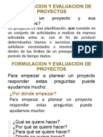 Formulacion y Evaluacion de Proyectos 27-9-2022