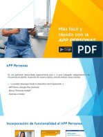 Nueva Funcionalidad App Personas y Emprender