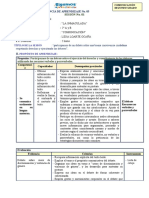 2° Eda 5 - Sesión de Aprendizaje #01