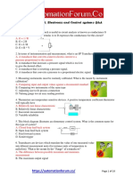 Electrical, Electronic and Control Systems Interview Q & A