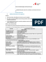 Er - 6 - Guideline For Detailed Budget and Financial Forecast - Ro - Version 4 - Ro Energy sgs4