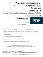 Timo 2018 Mock P6 2