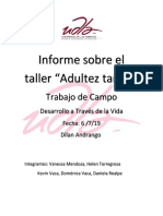 Informe de Taller de Desarrollo