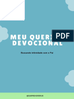 Meu Querido Devocional: Buscando Intimidade Com o Pai