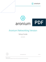 Aronium Networking Setup Instructions