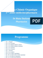 Chimie Organique. 1.année