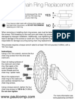 PAUL Chainrings Instructions