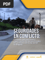 Libro "Seguridades en Conflicto: Contexto, Percepciones y Organizacion de Las Juventudes en Conflicto Con La Ley Penal en Bogota"