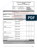 Performance Management Evaluation Form