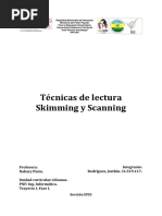 Técnicas de Lectura Skimming y Scanning