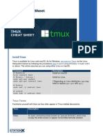 Tmux Cheat Sheet