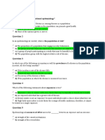 Epidemiology MCQ