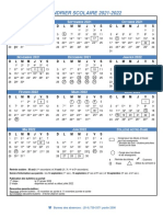 Calendrier Scolaire 2021-2022 Parents Eleves 2