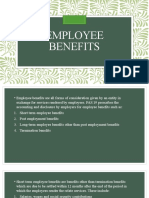 Lesson Employee Benefit