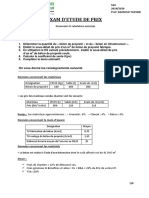 Exam Etude de Prix 2019-2020