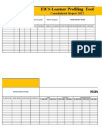 Fics Tool Consolidated Report