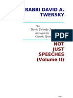 Not Just Speeches Volume II